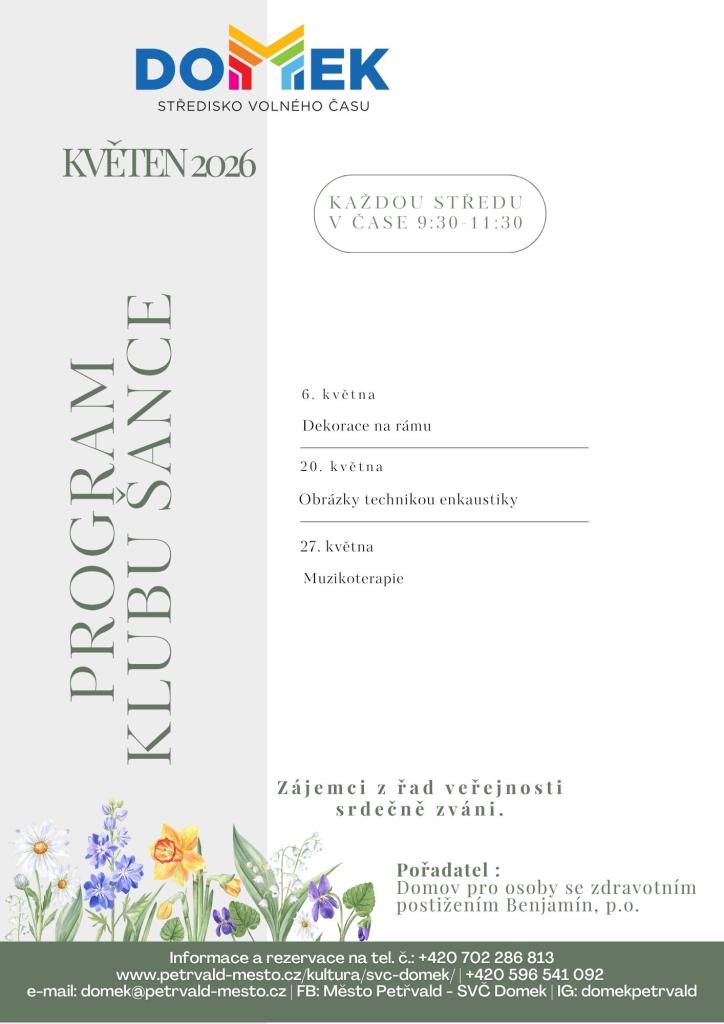 Program Klubu Šance