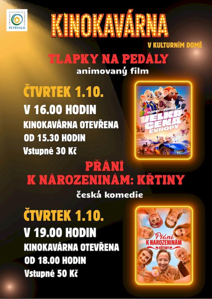 Přání k narozeninám: Křtiny SKS Petřvald, 1.10.2026, 19:00 hod-, Kinokavárna v Kulturním domě Petřvald, Česká komedie, 50 Kč