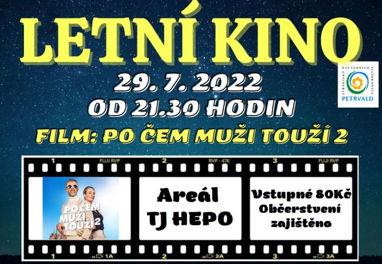 Letní kino v areálu TJ HEPO, film 