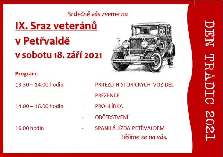 Doprovodná akce ke Dni tradic dne 18.9.20241 - Sraz automoto veteránů v Petřvaldě