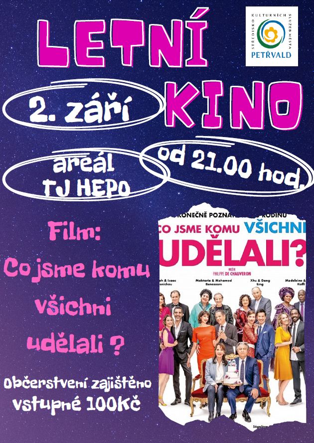 Letní kino v&nbsp;areálu TJ HEPO, film 