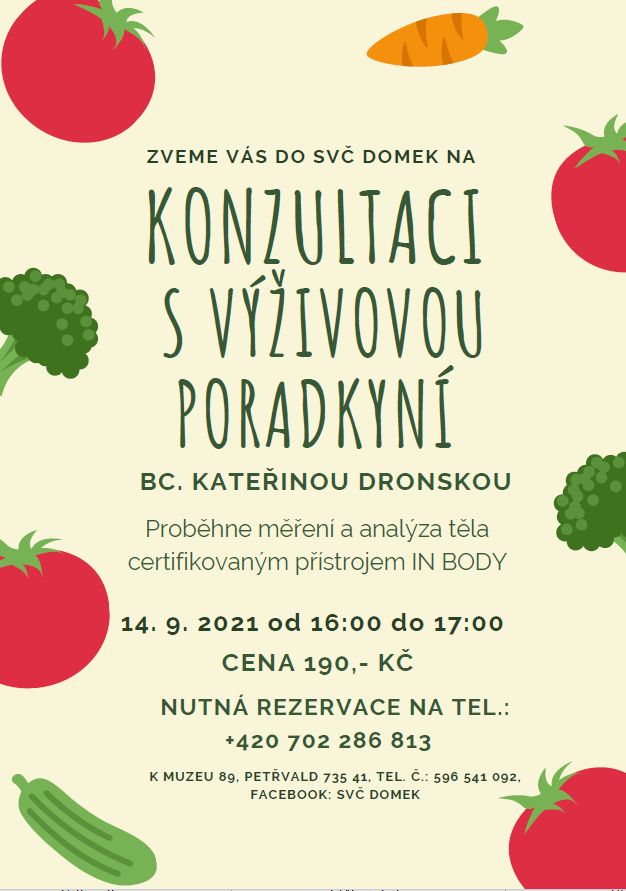 měření a analýza těla certifikovaným přístrojem IN BODY za vedení Bc. Kateřiny Dronské