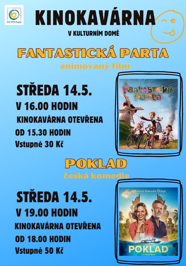 Fantastická parta SKS, 14.5.2024, 16:00 hod., Animovaný film pro celou rodinu v Kulturním domě 30 Kč