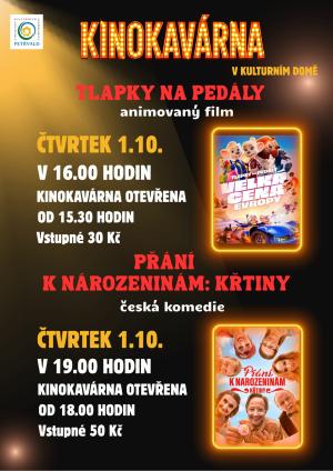 KINOKAVÁRNA 1.10.2026